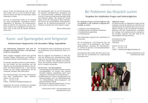 11spiezinfo november06 - in Spiez