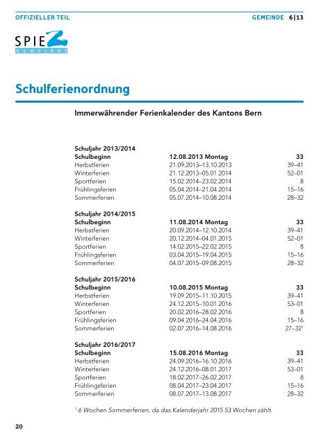 SpiezInfo Juni 2013 DS - in Spiez