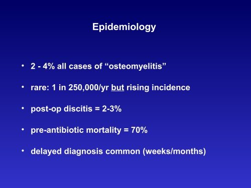 Discitis And Vertebral Osteomyelitis