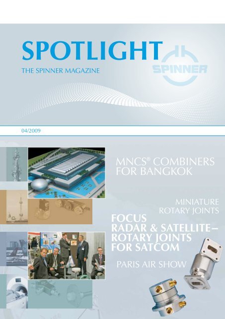 rotary joints for satcom - SPINNER GmbH