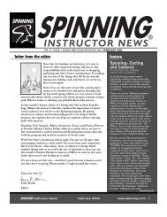 February 2005 - Spinning