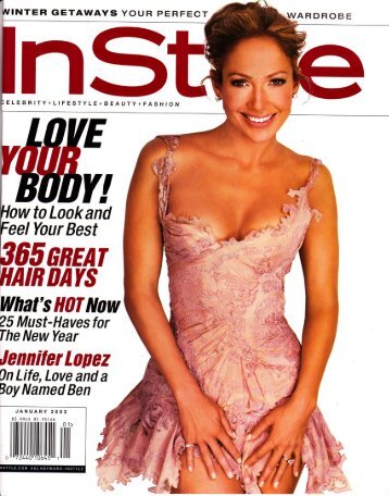 InStyle - Running vs. Spinning for Fat Loss - January 2003