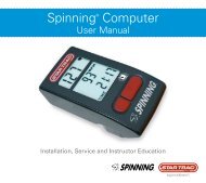 Owners Manual - SpinningÂ® Computer - Star Trac Support