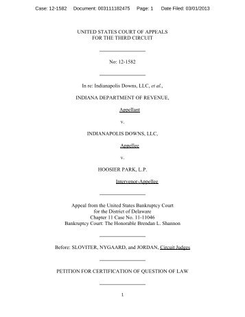 this 3rd Circuit Petition - The Indiana Law Blog