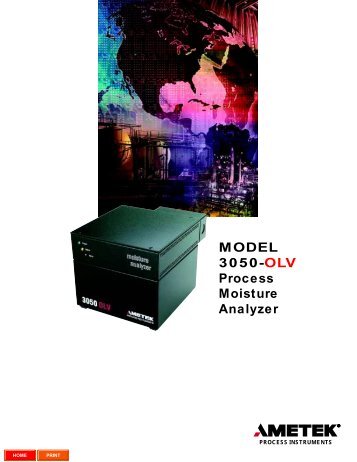 Ametek 3050OLV PDF