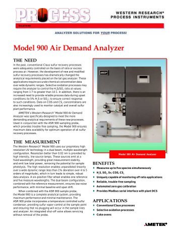 Ametek 900 ADA PDF