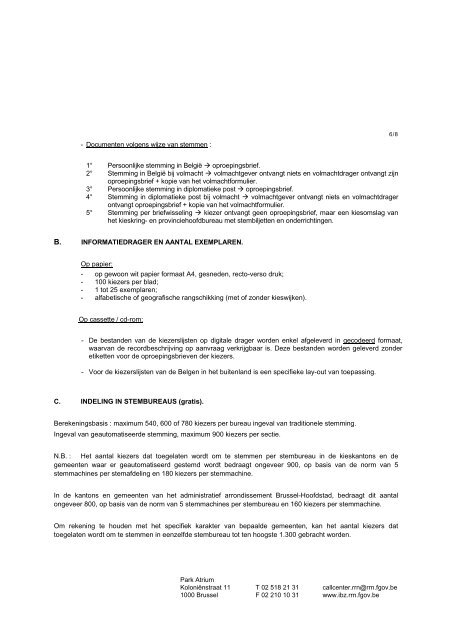 Nota inzake de bestelling van de kiezerslijsten door de gemeente (pdf)