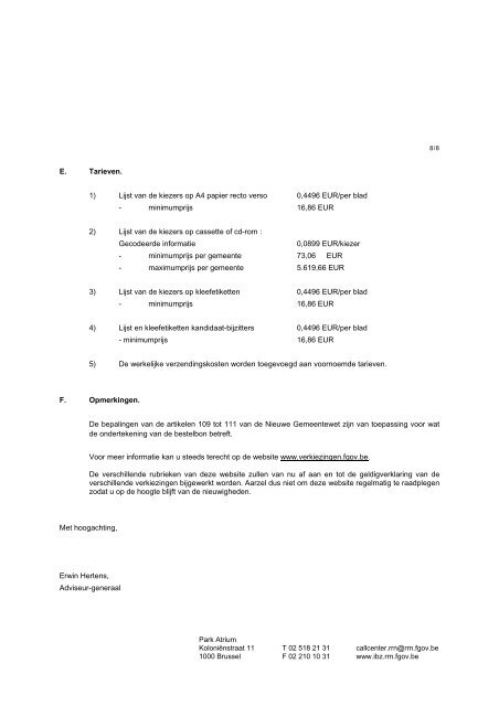 Nota inzake de bestelling van de kiezerslijsten door de gemeente (pdf)