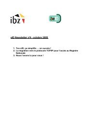 eID Newsletter_octobre2009_FR - Registre National