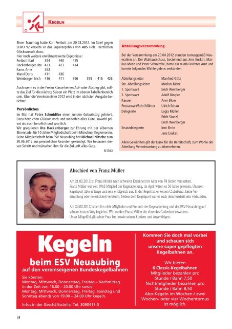 Ausgabe 2-2012 - ESV Neuaubing