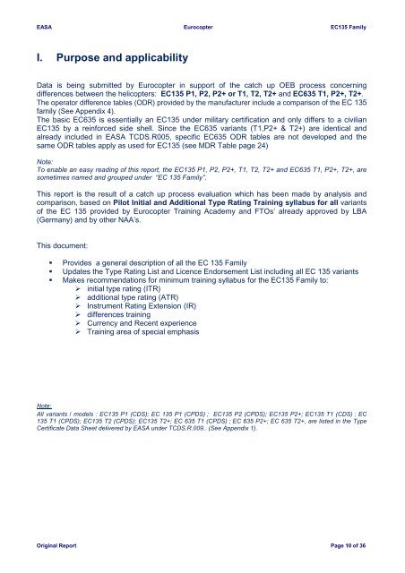 Final report EC 135 Family-23 07 12 - EASA