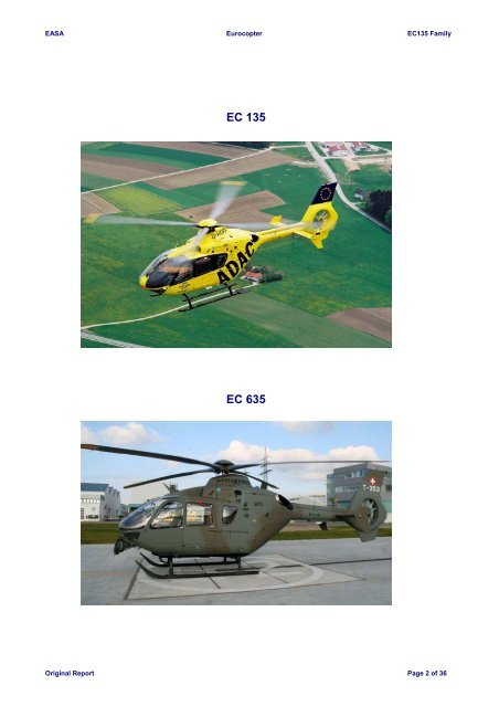 Final report EC 135 Family-23 07 12 - EASA