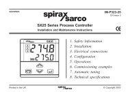 SX25 Series Process Controller - Spirax Sarco