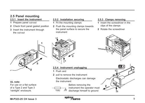 SX25 Series Process Controller - Spirax Sarco