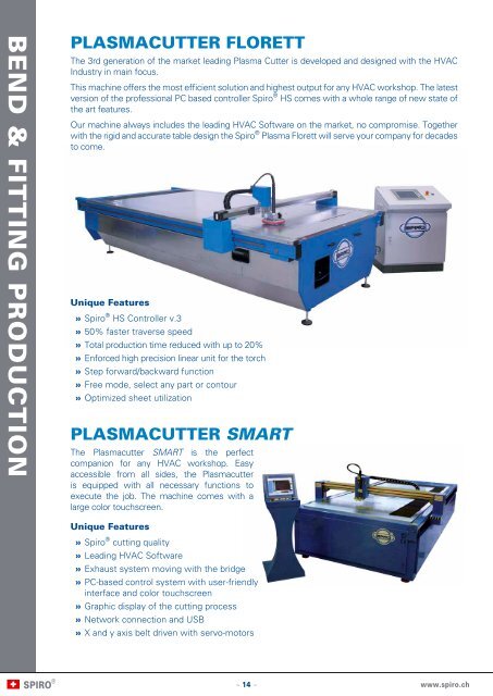 General machine brochure - Spiro International SA