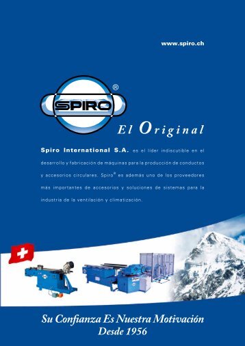 Descargar Brochure - Spiro International SA