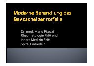 Dr. med. Mario Picozzi Rheumatologie FMH und ... - Spital Einsiedeln