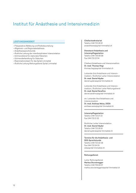 (Januar 2014) (PDF, 680,0 KB) - Spital Limmattal