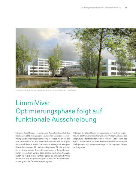 Geschäftsbericht 2012 (PDF, 2,8 MB) - Spital Limmattal