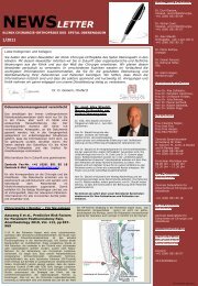 Newsletter Chirurgie-OrthopÃ¤die 1/2011 - Spital Oberengadin