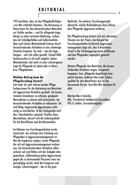 Jahresbericht 2012 - Spitex Verband Kt. St. Gallen