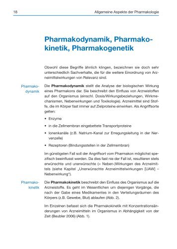 Pharmakodynamik, Pharmako- kinetik, Pharmakogenetik