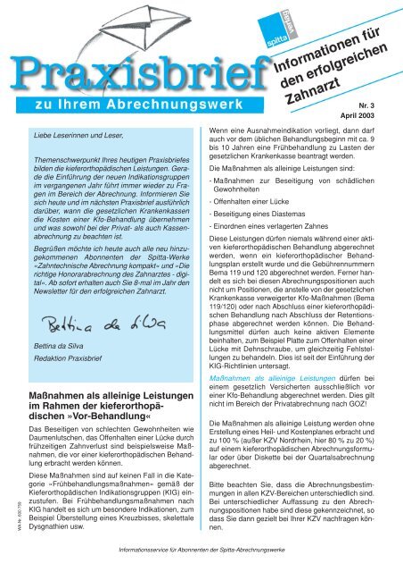 Download der PDF-Datei - Spitta Verlag