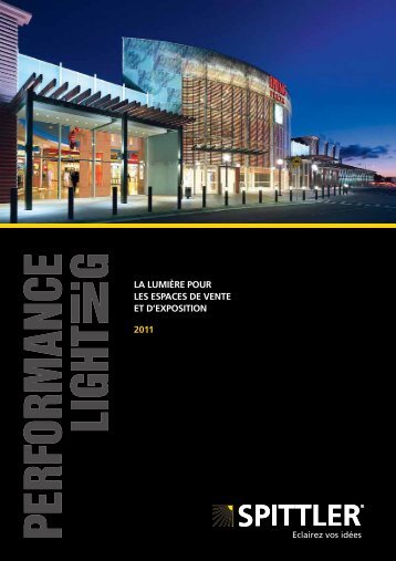 la lumiÃ¨re pour les espaces de vente et d'exposition 2011 - Spittler