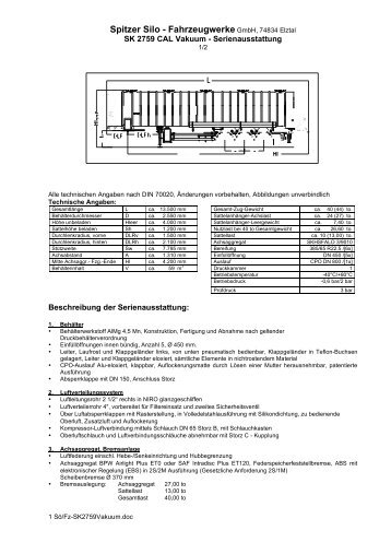 Spitzer Silo - Fahrzeugwerke GmbH, 74834 Elztal