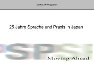 Ayako Takeda - Sprache und Praxis in Japan