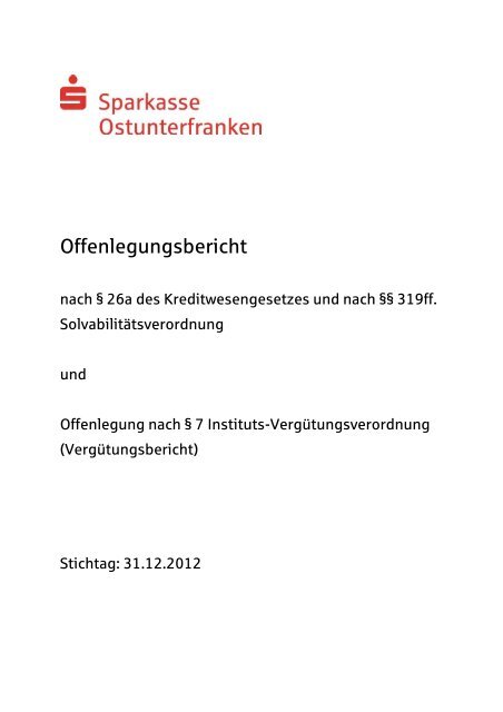 Drucken / Speichern - Sparkasse Ostunterfranken