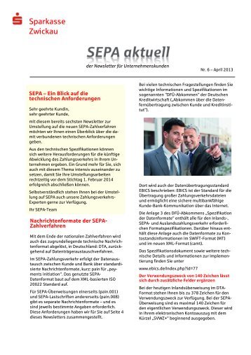 April 2013 - Sparkasse Zwickau