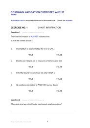 Navigation for Coxswains Chart AUS 197 - Splash Maritime Training