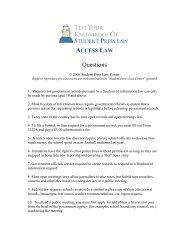 Questions - Student Press Law Center