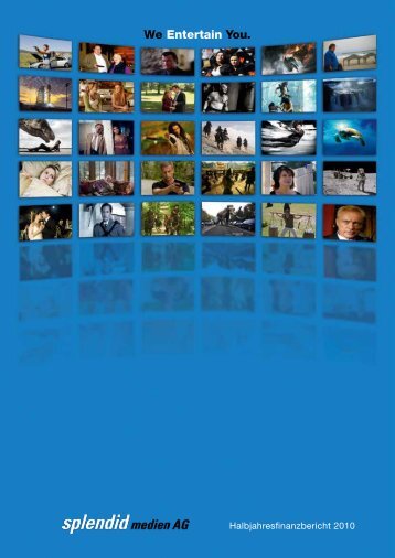 Half year report 2010 - Splendid Medien AG