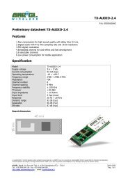 Il transceiver XTR-903-A rappresenta una soluzione ... - RFPhone