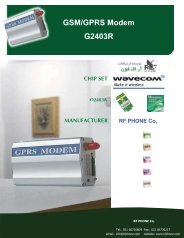 GSM/GPRS Modem G2403R - RFPhone