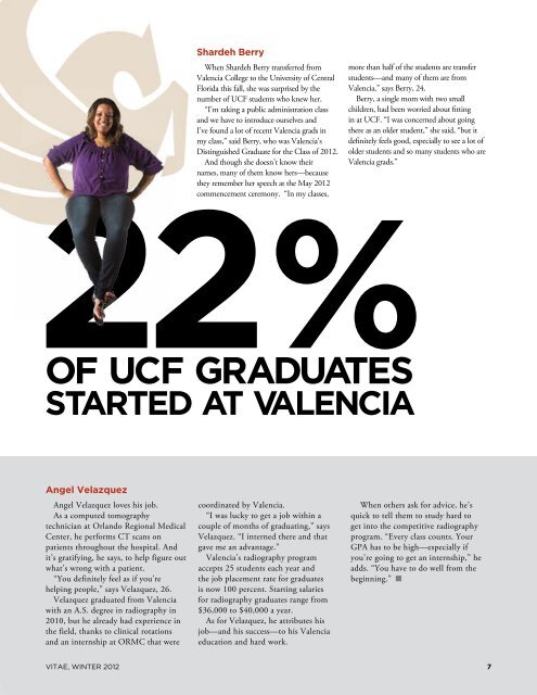 Issue 10, 2012 Winter - Valencia College