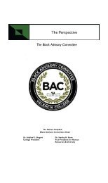 The Black Advisory Committee Brochure - Valencia College