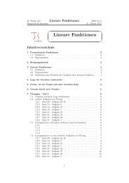 Lineare Funktionen - Hattendoerfer.de