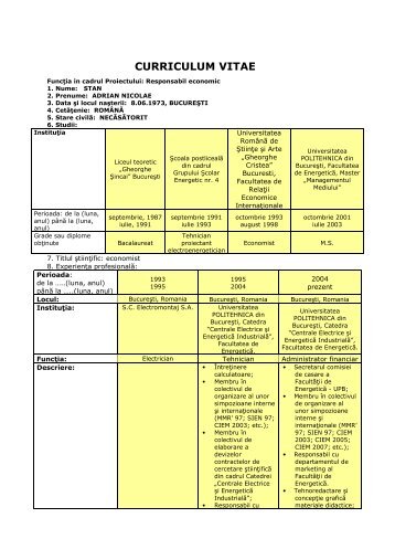 Cv - Sisteme de Programare pentru Modelare si Simulare