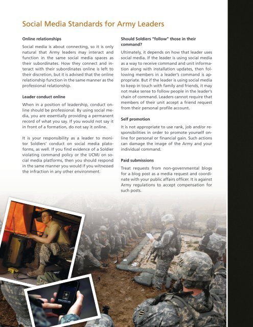 U.S. Army Social Media Handbook - 25th Infantry Division - U.S. Army