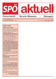 Ausgabe Dezember 2004 - SPÃ Peuerbach