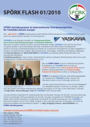 Newsletter 2010_01- Vorderseite - SpÃ¶rk Antriebssysteme GmbH