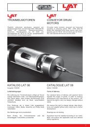 trommelmotoren conveyor drum motors katalog lat 08 catalogue lat 08