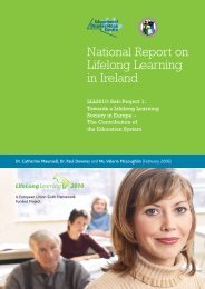 National Report on Lifelong Learning in Ireland. LLL2010