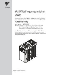 YASKAWA Frequenzumrichter V1000