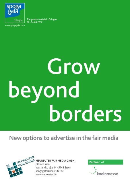 New Options To Advertise In The Fair Media Spoga Gafa