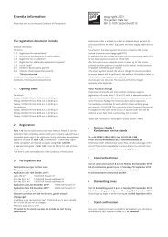 Essential information in brief (pdf) - Spoga+Gafa