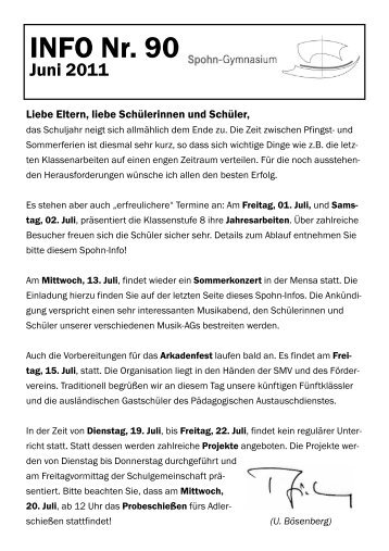 Spohn_Info_90_Juni_2011:Layout 1.qxd - Spohn-Gymnasium ...